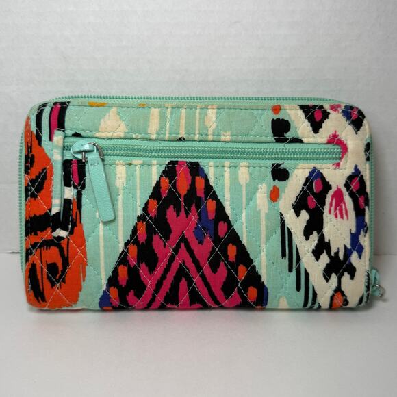 Vera Bradley Pueblo Aztec Print Turnlock Wallet - Picture 6 of 6